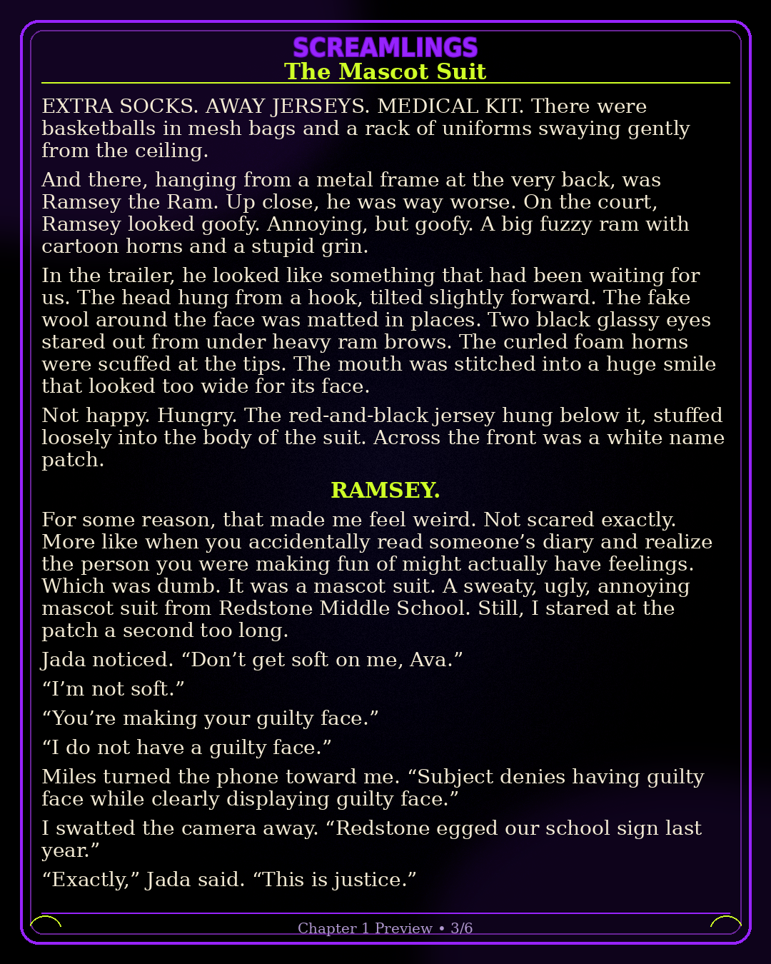 The Mascot Suit chapter 1 preview page 3