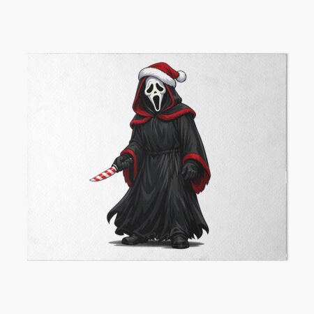 Holiday Slasher art board on Redbubble