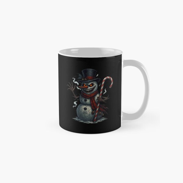 Horrordays Snowman mug on Redbubble