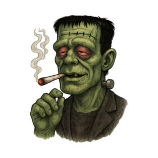 FrankenStoned shirt on TeePublic