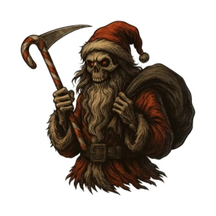 Santa Reaper shirt on TeePublic